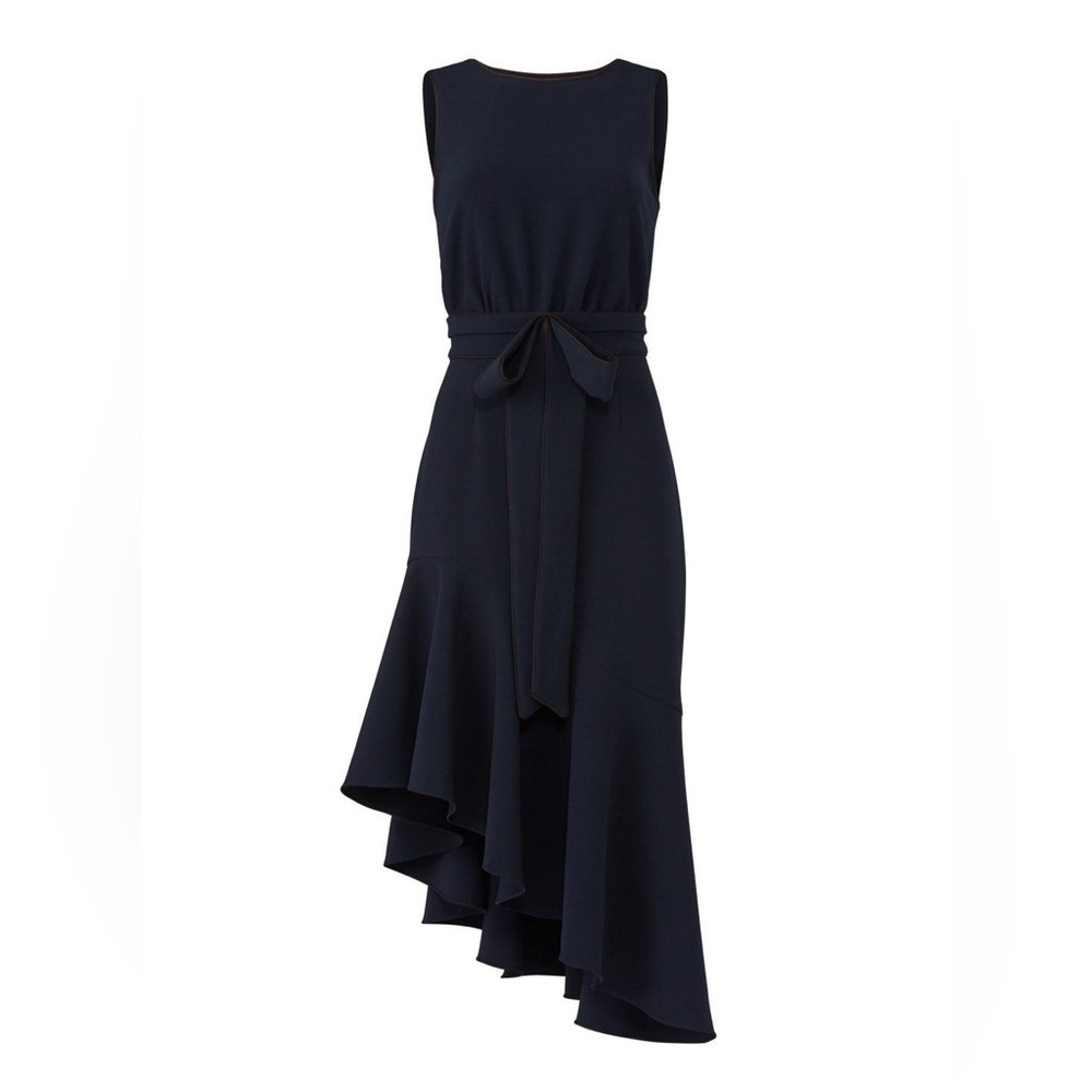 NWT Sachin and Babi Merle Navy Dress Women’s Size 14 Sleeveless Bow - Picture 14 of 14